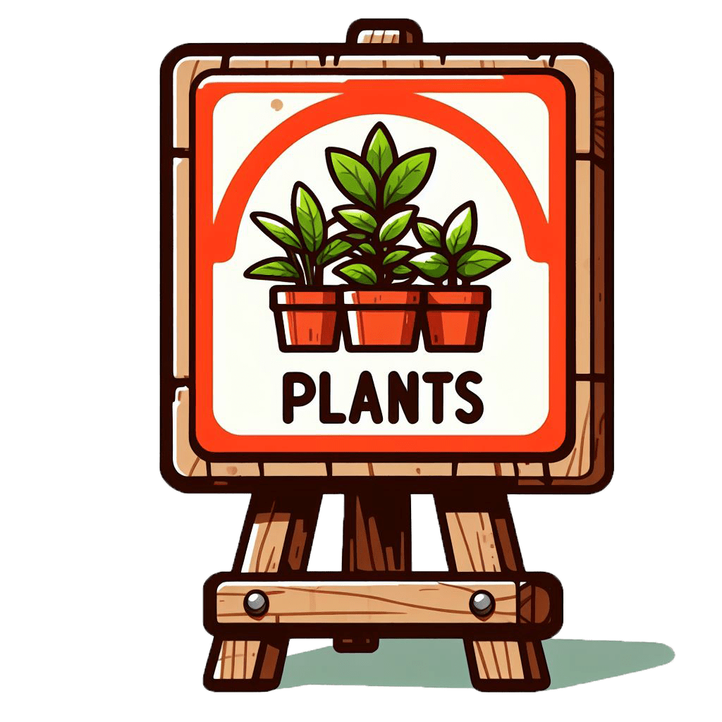 Plant Sign Illustration